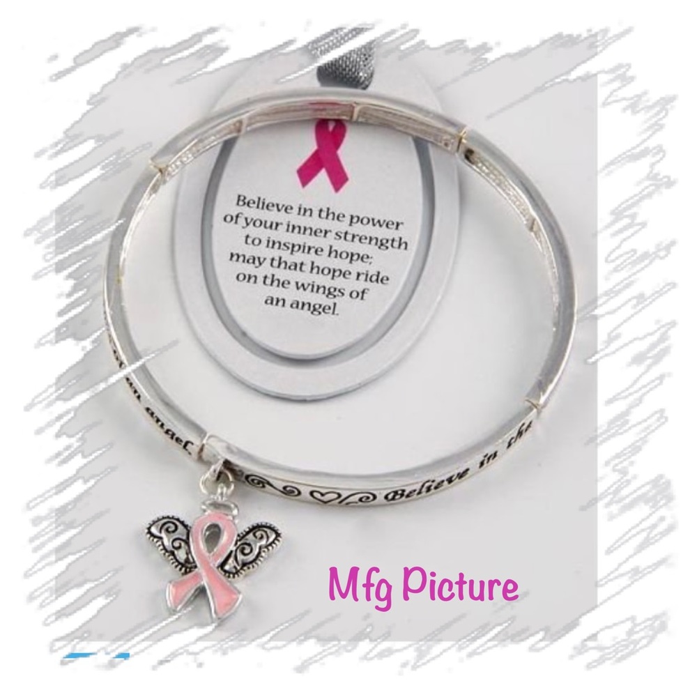 New Inspiration Bracelet with Pink Ribbon 🎀